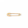 18K Gold PVD Stainless Steel Paperclip Charm: Stainless