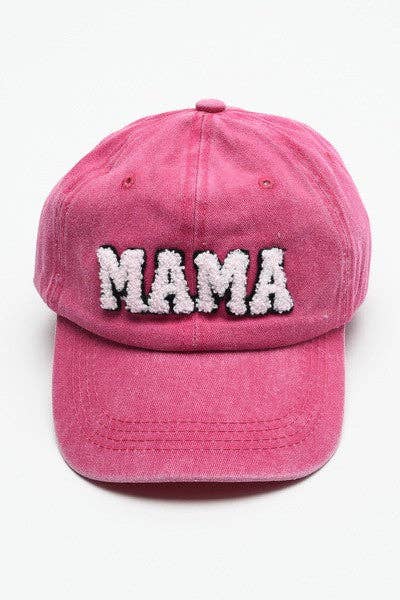 WASHED SHERPA MAMA BASEBALL CAP 40HW701: WASHED TERRCOTTA