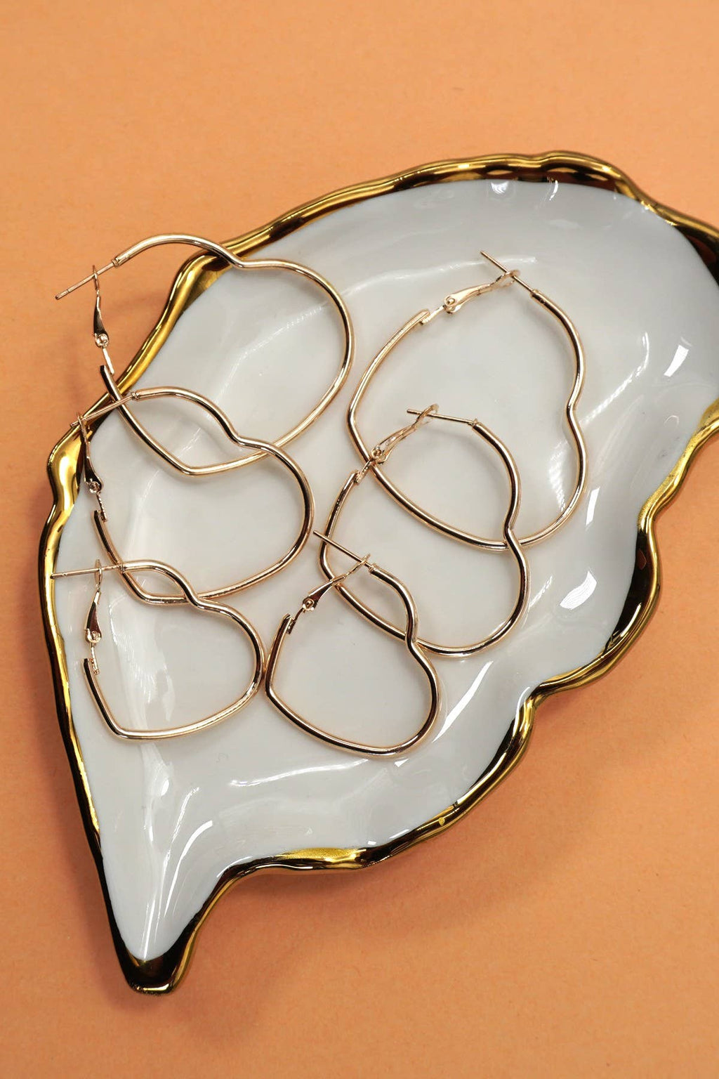 18K STAINLESS STEEL WATERPROOF TARNISH FREE HOOPS | 40E420: CIRCLE