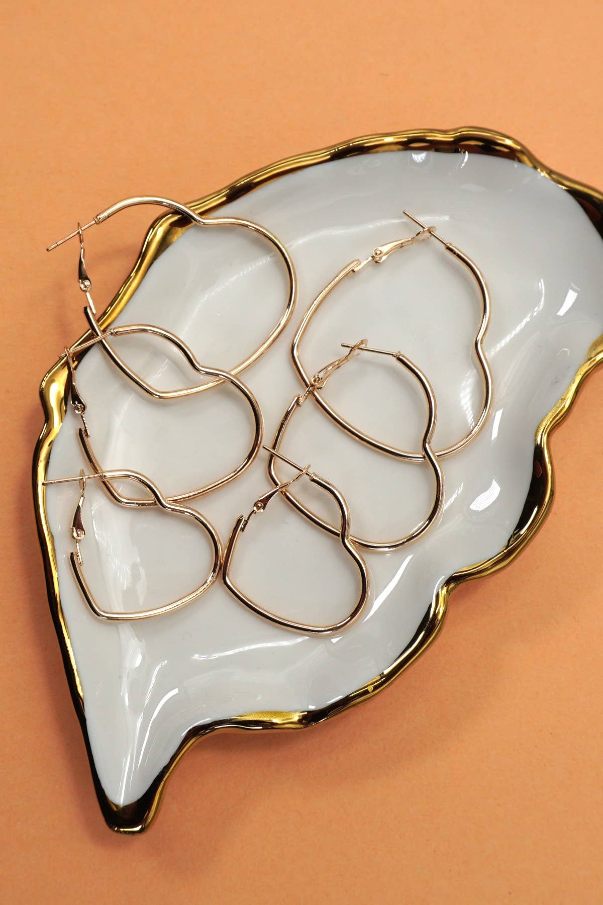 18K STAINLESS STEEL WATERPROOF TARNISH FREE HOOPS | 40E420: CIRCLE