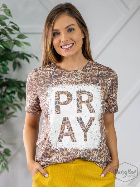 Pray on Vintage Cheetah Crew Neck Tee: Leopard / 3X