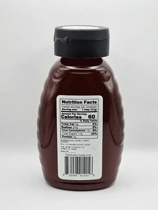 Ginger Infused Honey: 2oz