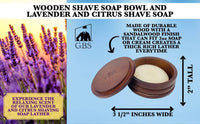 G.B.S Complete Men’s Wood Shaving Set - Straight Razor 6/8"
