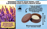 G.B.S Complete Men’s Wood Shaving Set - Straight Razor 6/8"