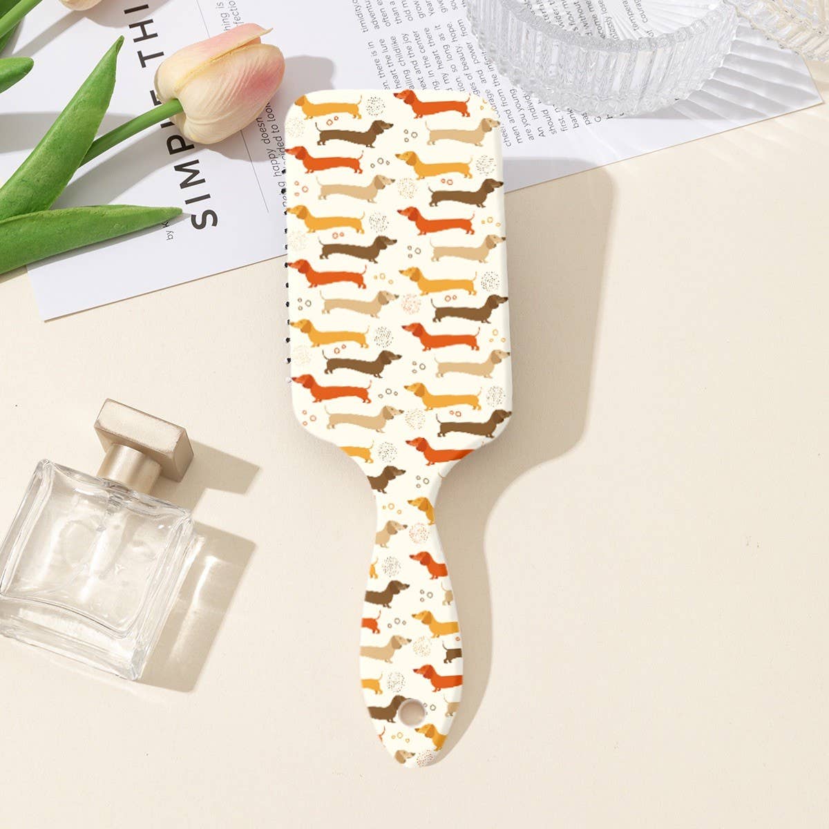 LARGE DETANGLE PADDLE HAIR BRUSH COMB | 40HC100: BOW E