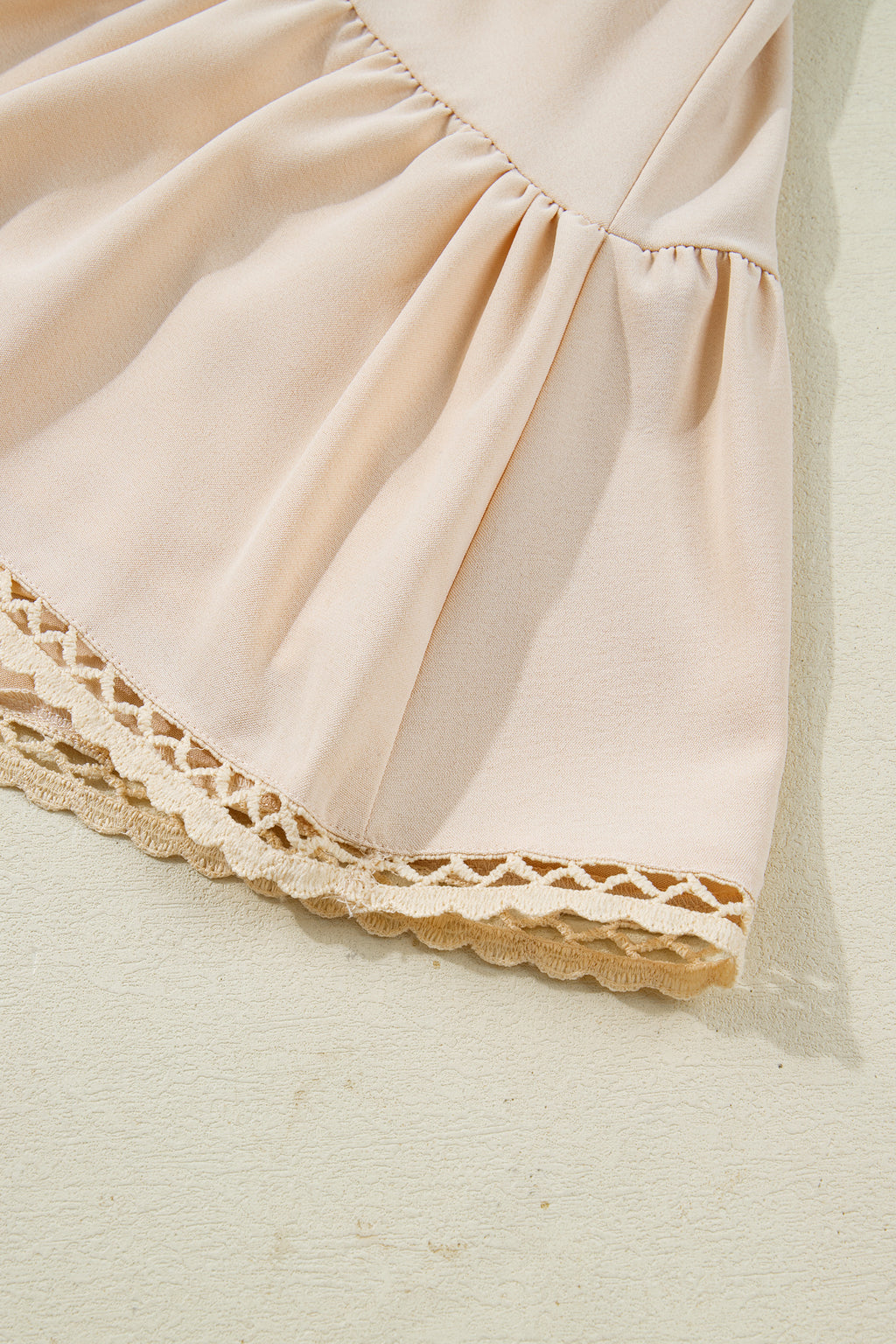 Parchment Plus Size Boho Ruffled Shorts