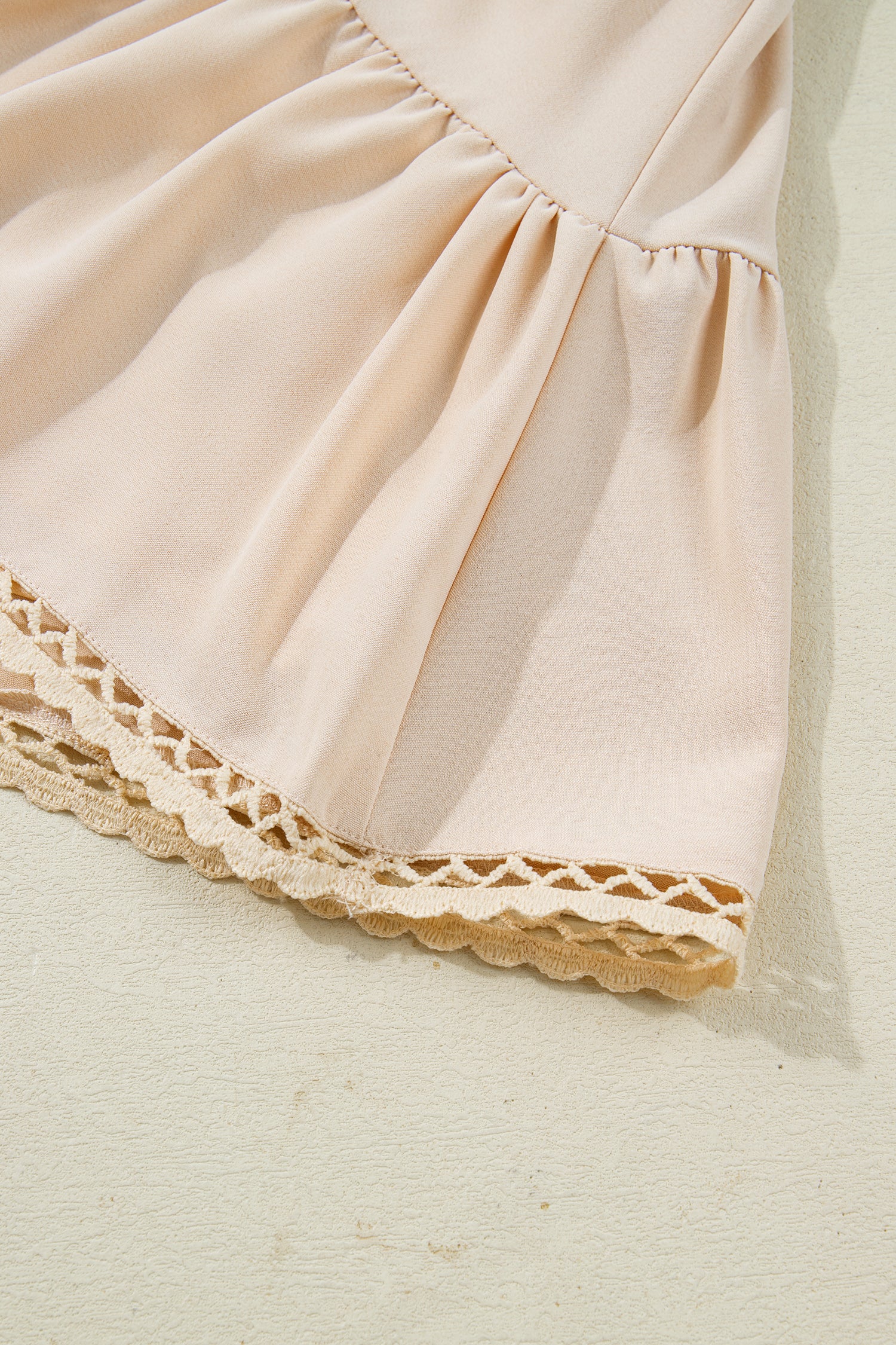 Parchment Plus Size Boho Ruffled Shorts