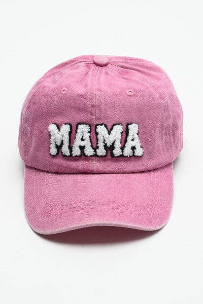 WASHED SHERPA MAMA BASEBALL CAP 40HW701: WASHED TERRCOTTA