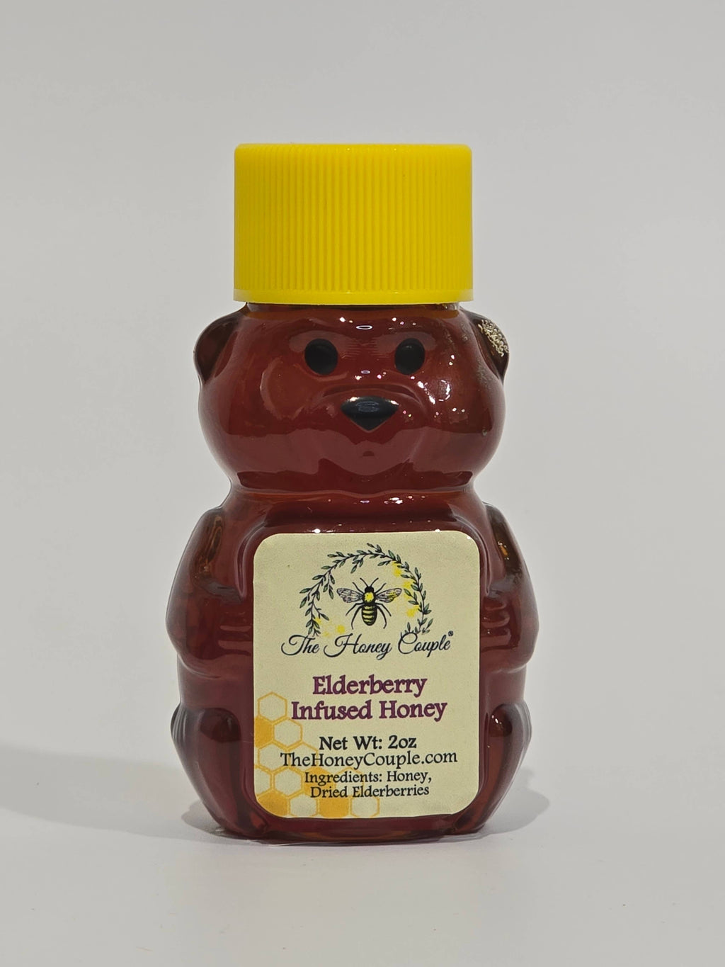 Elderberry Infused Honey: 2oz