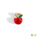 18K Gold Stainless Steel Apple Fruit Charm: Gold