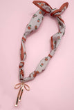 HANDMADE SCARF CHARM NECKLACE | 80N91790: J