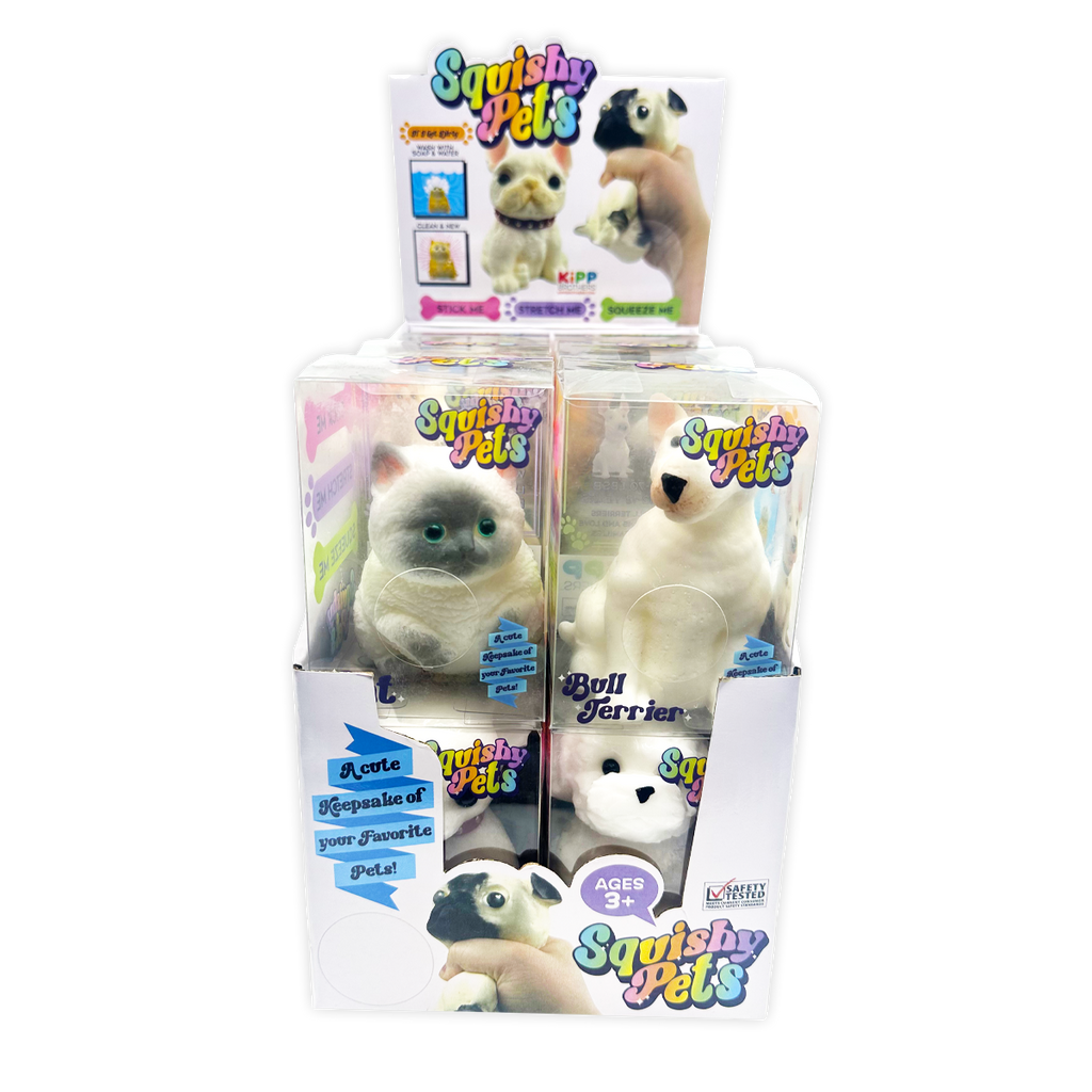 So Much Fun! Squishy Pets Keepsake Assortment - 12/Display: Wholesale Price