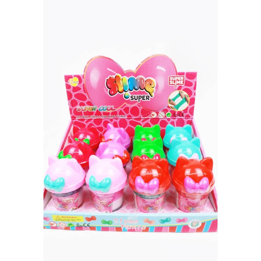 Cat Ear Slime Bottle: MIX COLOR / ONE(12)