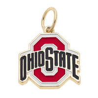 Ohio State Buckeyes Enamel Logo Charm