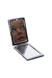 Flower Garden Glitter Makeup Mirror - 12 Pcs: ASSORTED / ONE SIZE