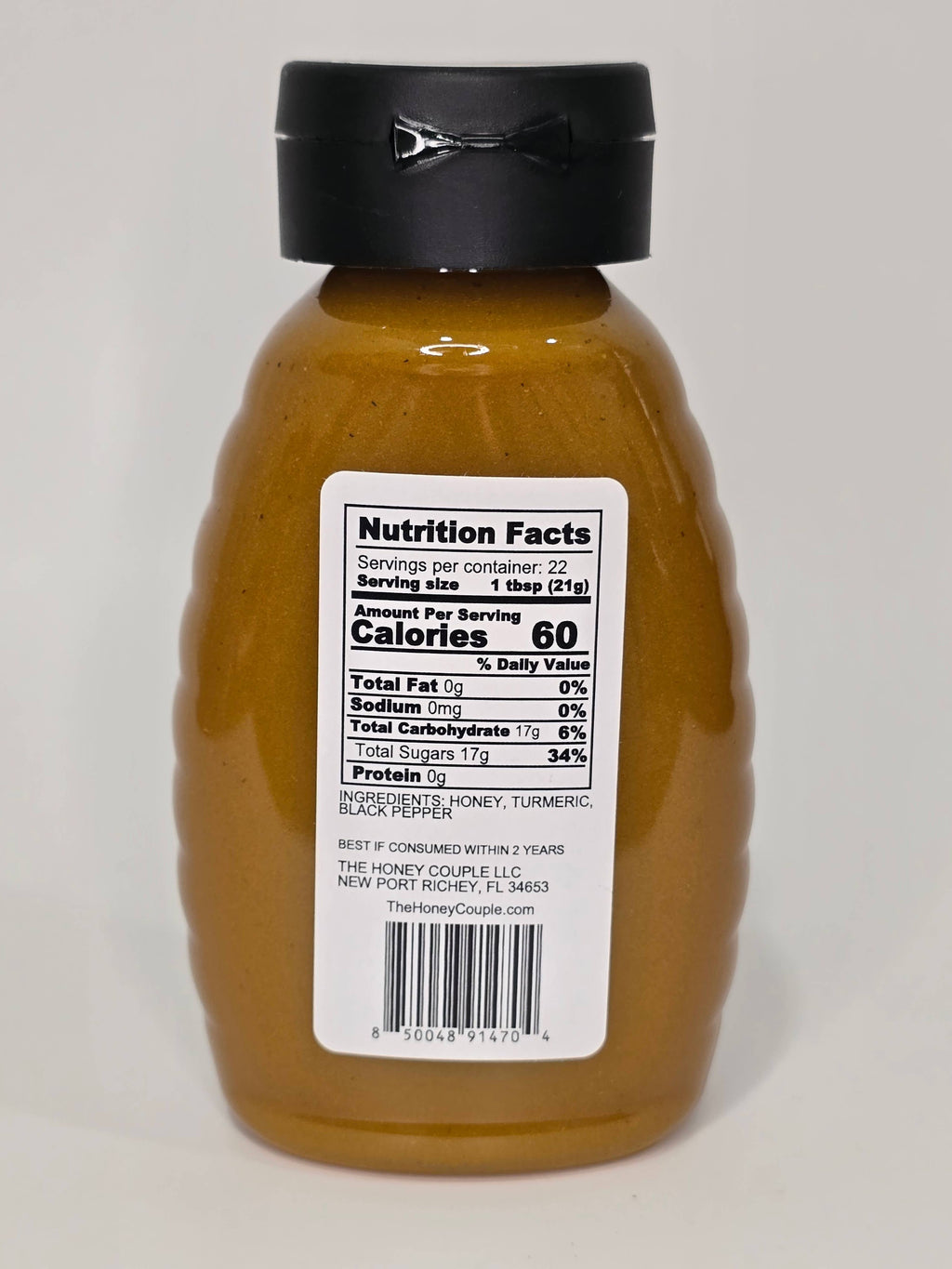 Turmeric & Black Pepper infused honey: 2oz