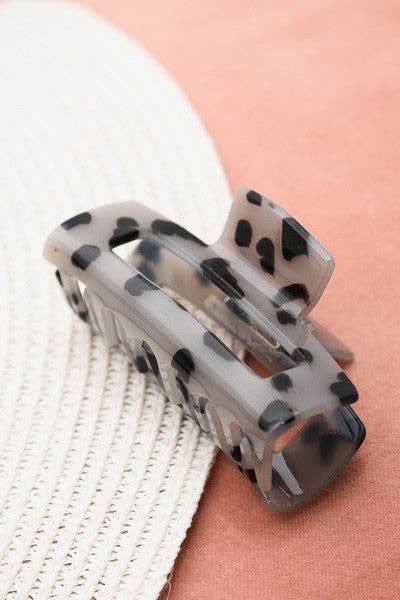 ALL ABOUT TORTOISE MARBLE HAIR CLAW CLIPS | 40H520: PEACH