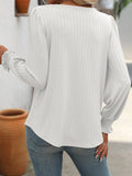 Square Neck Long Sleeve T-Shirt for Women: Pink / 95%polyester+5%spandex / L