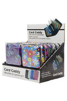 Itty Bitty Floral Paisley Leopard Glossy Card Case