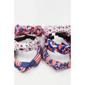 USA Flag American Patriotic Twisted  Headband: MIX COLOR / ONE(12)