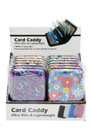 Itty Bitty Floral Paisley Leopard Glossy Card Case