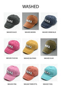 WASHED SHERPA MAMA BASEBALL CAP 40HW701: WASHED TERRCOTTA