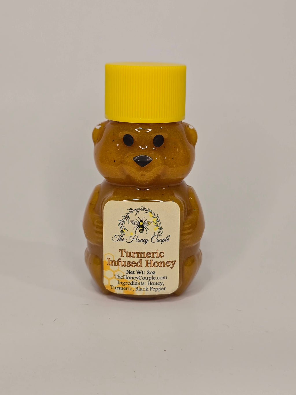 Turmeric & Black Pepper infused honey: 2oz