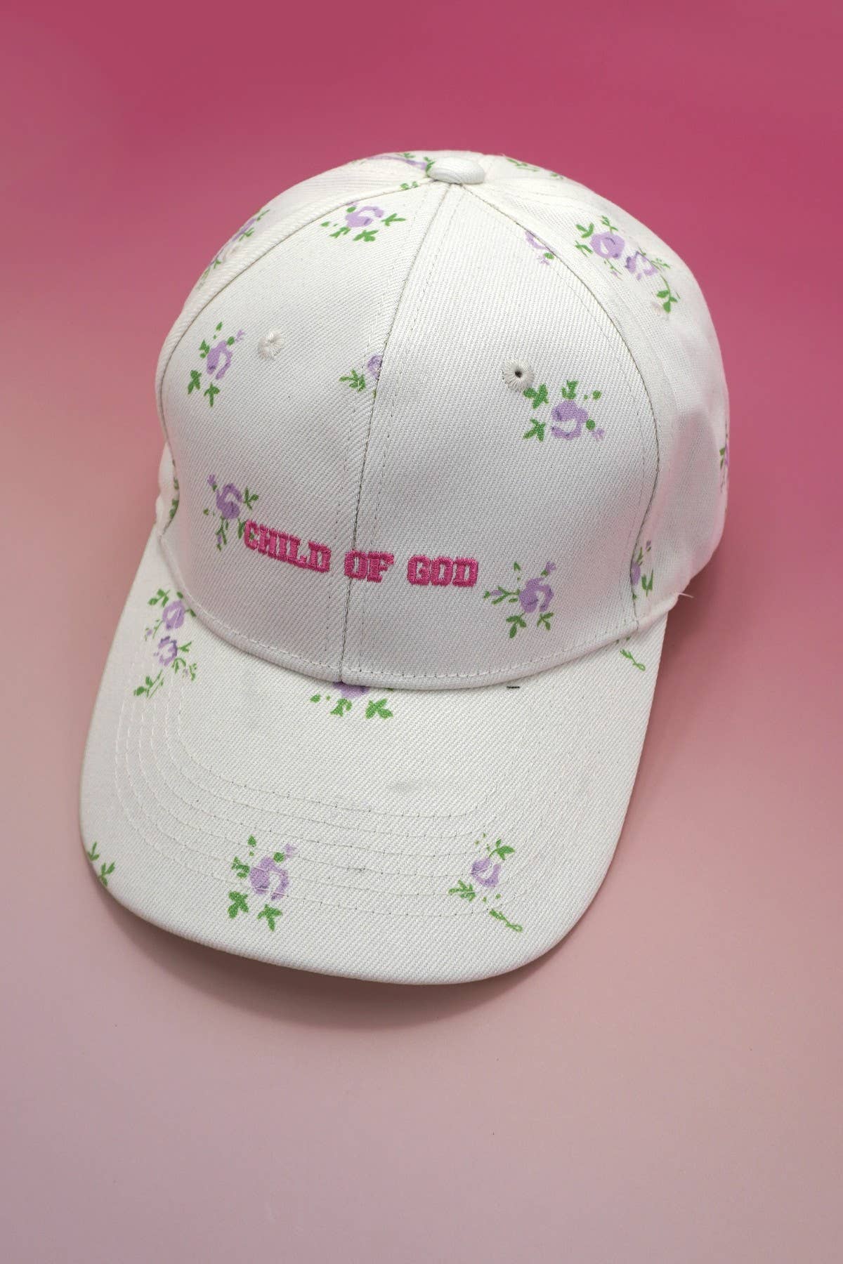 FLORAL CHILD OF GOD CASUAL BASEBALL CAP | 40HW742: LAVENDER