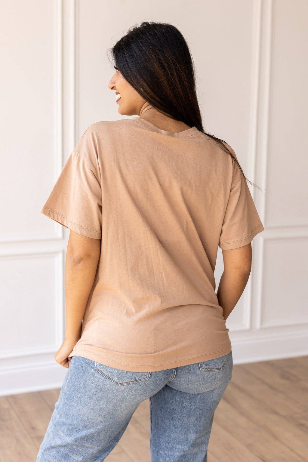 Thankful on Taupe Top: Taupe