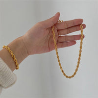 STAINLESS STEEL WATERPROOF TARNISH FREE BRACELET | 40B112: PAPERCLIP