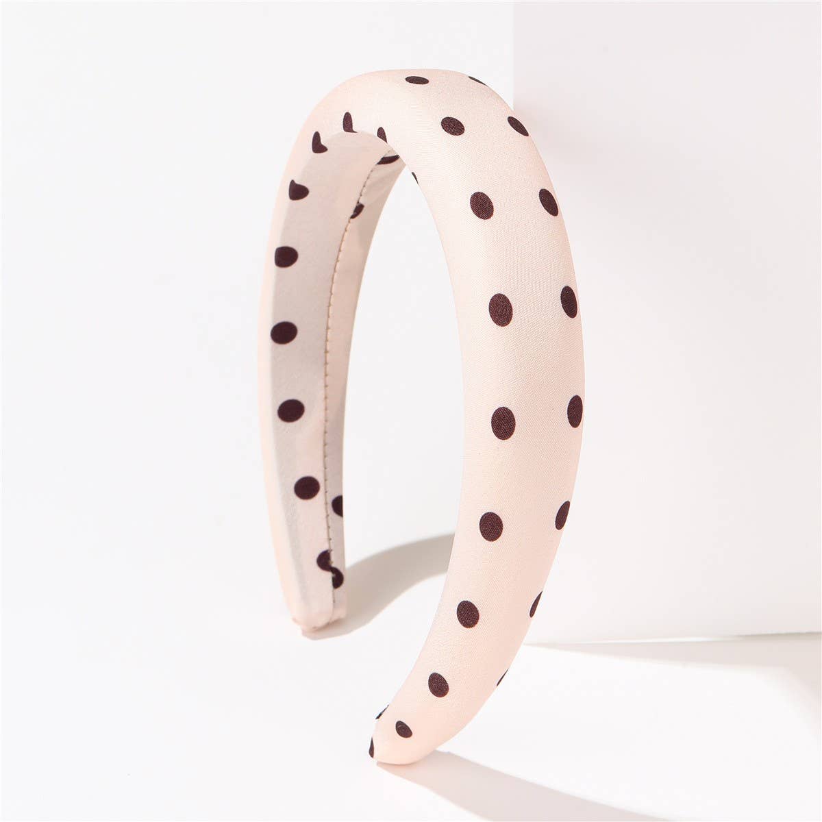 POKA DOT PUFFED SPA HEADBAND HAIR BAND | 40HB189: Green
