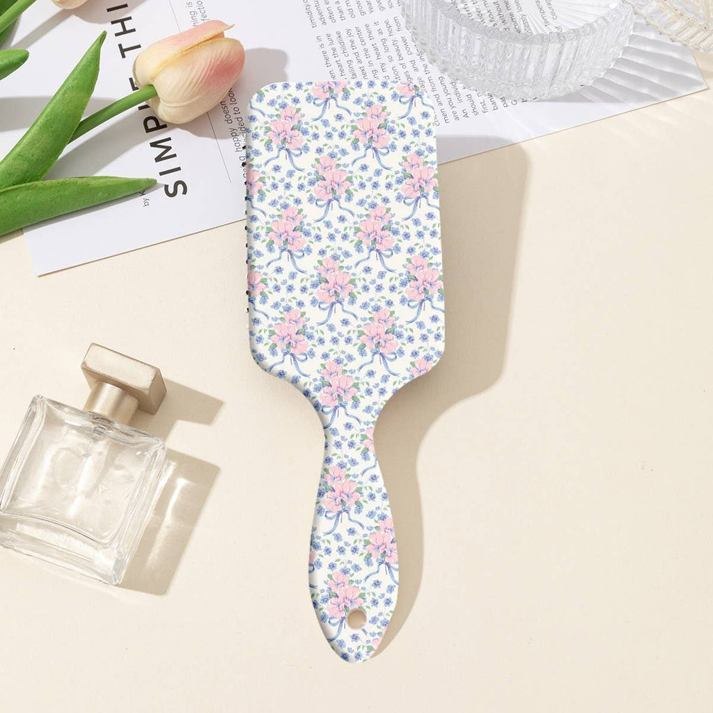 LARGE DETANGLE PADDLE HAIR BRUSH COMB | 40HC100: FLOWER C