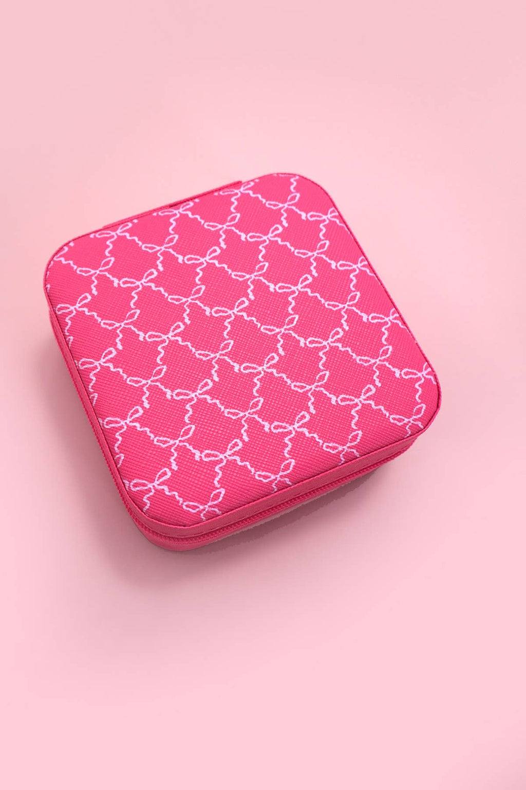 DESIGNED JEWELRY ORGANIZER TRAVEL BOX CASE | 40P566: CHERY OFF WHITE