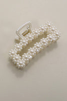 PEARL HAIR CLAW CLIPS | 40H736: RECTANGLE
