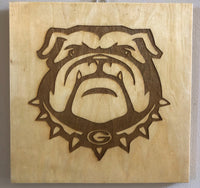 Georgia Bulldog UGA Wood Sign