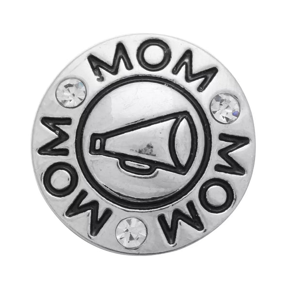 Cheer Mom Ginger Snap Button Compatible Charm Sport 18mm