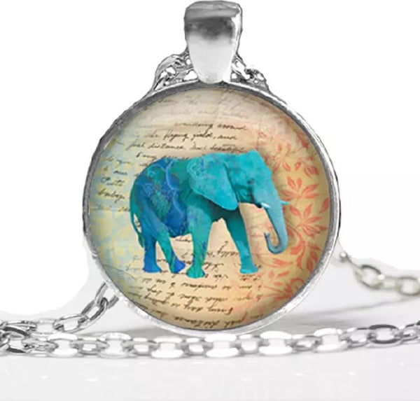 Elephant Necklace silver