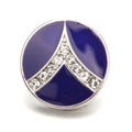 Purple Whale Tail Ginger Snap Compatible Charm 18mm