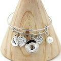 Mom Mother Snap Bangle adjustable 18mm