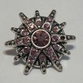 Pink Star Snap Charm 18mm