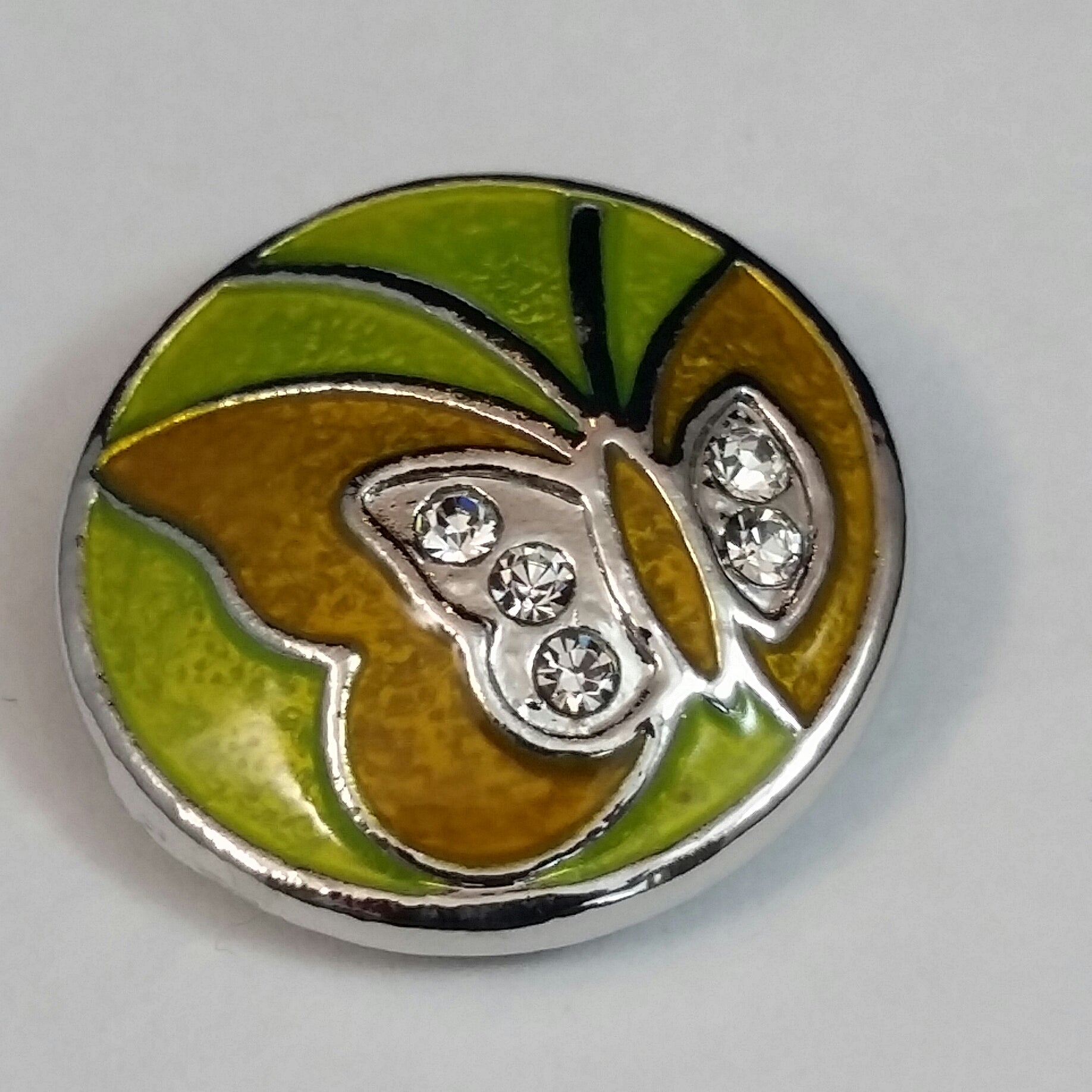 Butterfly Snap Charm 18mm