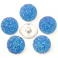 Blue Sugar Snap Ginger Snap Compatible Snap Charm 18mm