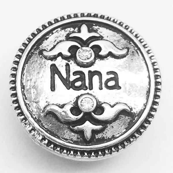 Nana Ginger Snap Button Compatible Charm 18mm