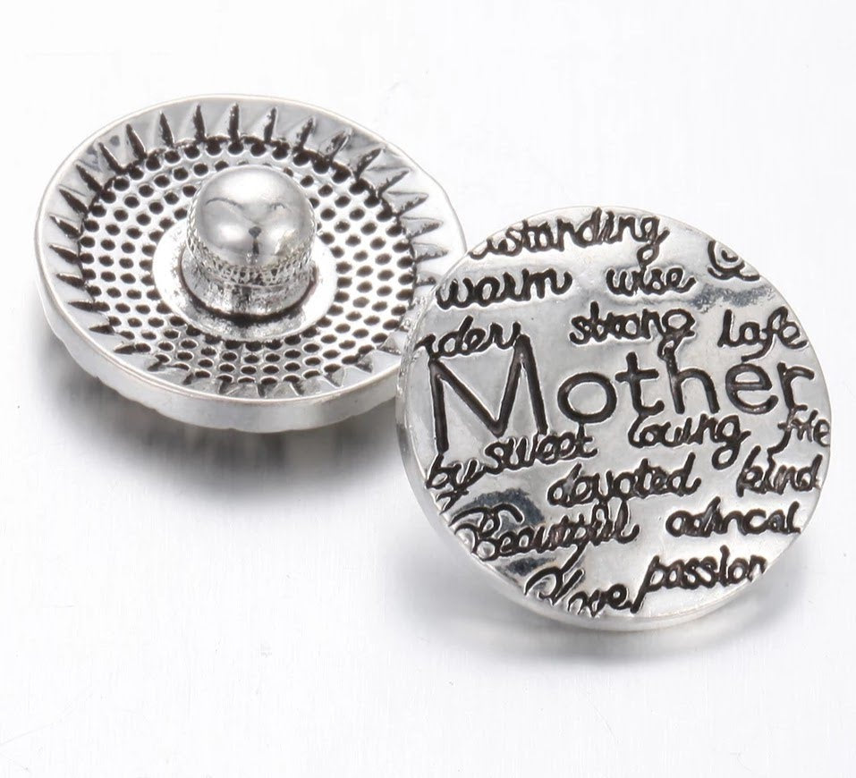 Sweet Mother Ginger Snap Compatible Charm 18mm