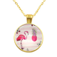 Gold Flamingo Necklace