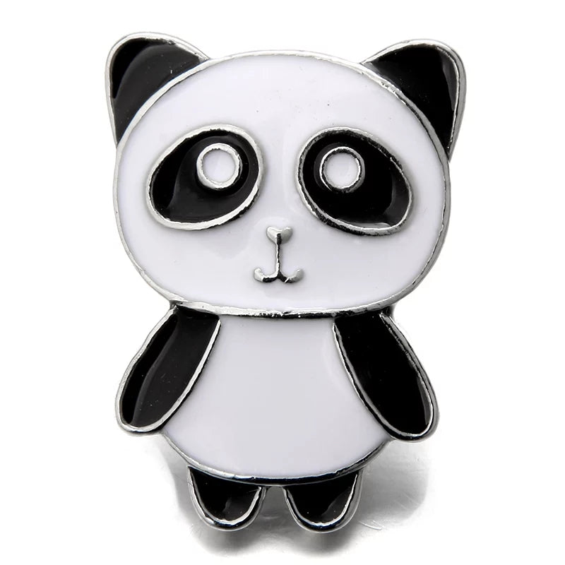 Panda Bear Snap Charm 18mm