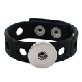 Kids Blue Silicone Snap Bracelet 18mm