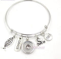 Faith Snap Bangle adjustable 18mm