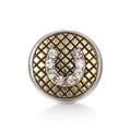 Gold Horseshoe Ginger Snap Compatible Snap Charm 18mm