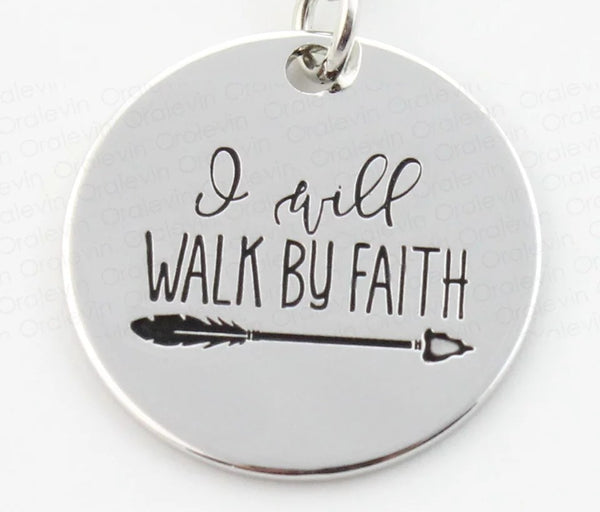 I Will Walk by Faith Necklace